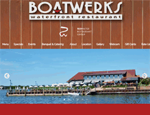 Tablet Screenshot of boatwerksrestaurant.com